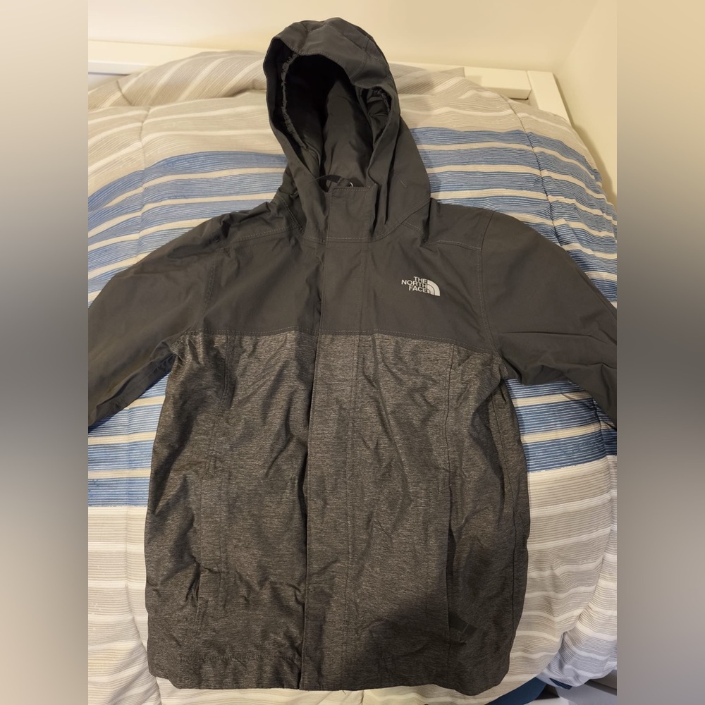 EUC - The North Face Kid's Charcoal Performance Jacket
